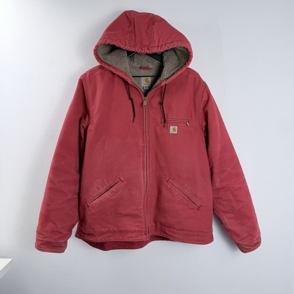 Carhartt Women's X-Large Vintage Rose Sherpa Lined Sierra Jacket WJ141 824